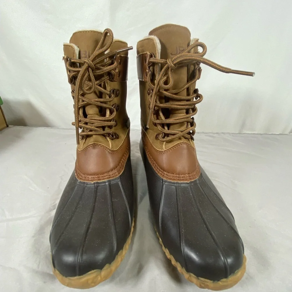Jambu Calgary Brown/Whiskey Duck New in Box Waterproof Duck Boots Size 7.5